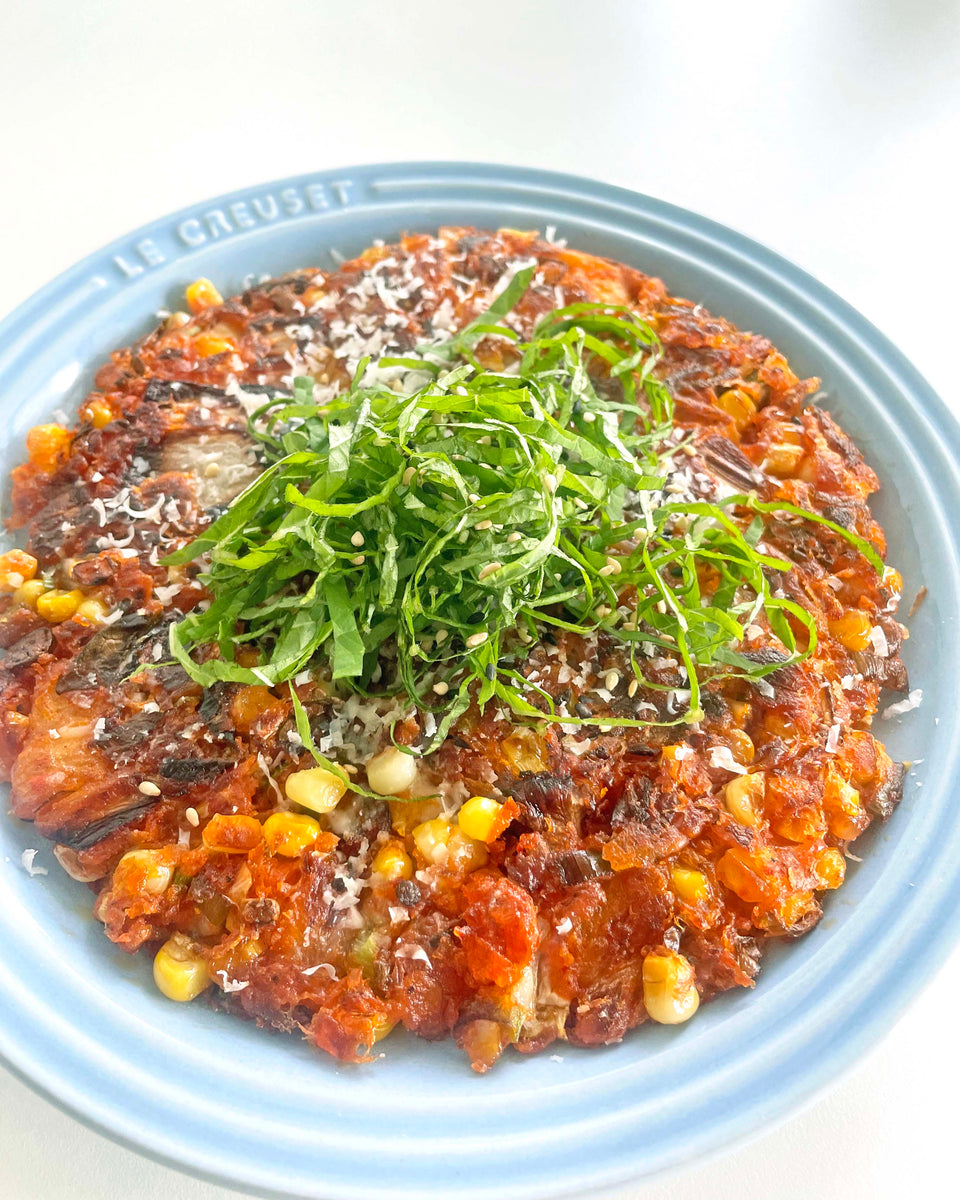 Kimchi Pancake aka. Kimchijeon
&ndash; Bommgachi