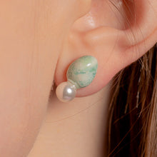 Load image into Gallery viewer, Marble_ Water Drop with Pearl