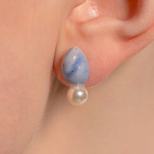 Load image into Gallery viewer, Marble_ Water Drop with Pearl