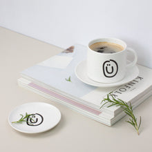 Load image into Gallery viewer, 봄가치 세라믹 컵 고급머그잔 집들이선물그릇 컵앤소서 표정컵 머그세트 점박이컵 스마일컵 컵세트 신혼식기 까페컵 특이한머그컵