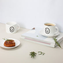 Load image into Gallery viewer, 봄가치 세라믹 컵 고급머그잔 집들이선물그릇 컵앤소서 표정컵 머그세트 점박이컵 스마일컵 컵세트 신혼식기 까페컵 특이한머그컵