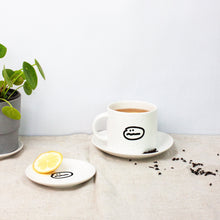 Load image into Gallery viewer, 봄가치 세라믹 컵 고급머그잔 집들이선물그릇 컵앤소서 표정컵 머그세트 점박이컵 스마일컵 컵세트 신혼식기 까페컵 특이한머그컵