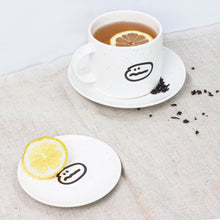 Load image into Gallery viewer, 봄가치 세라믹 컵 고급머그잔 집들이선물그릇 컵앤소서 표정컵 머그세트 점박이컵 스마일컵 컵세트 신혼식기 까페컵 특이한머그컵