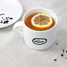 Load image into Gallery viewer, 봄가치 세라믹 컵 고급머그잔 집들이선물그릇 컵앤소서 표정컵 머그세트 점박이컵 스마일컵 컵세트 신혼식기 까페컵 특이한머그컵