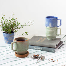 Load image into Gallery viewer, 봄가치 365 세라믹 스퀘어 머그는 한국에서 제조한 핸드메이드 도자기입니다. 365 Ceramic Square Mug is handmade ceramics made in Korea.